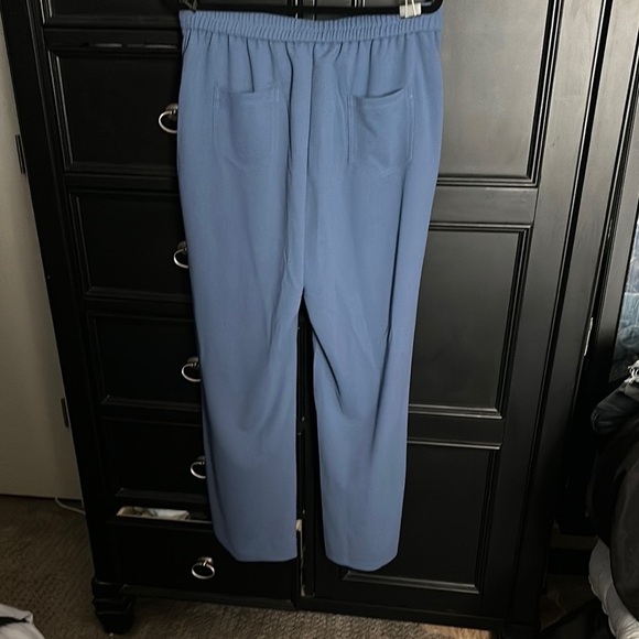 Stylish Blue Button-Up Pants - Picture 5 of 5